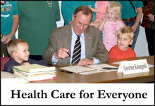 Ted's Working Hard to Improve Health Care